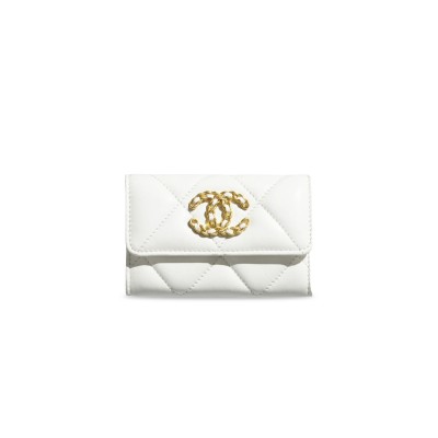 CHANEL 19 FLAP CARD HOLDER AP1790 B04852 10601 (11.3*7.5*2.1cm)